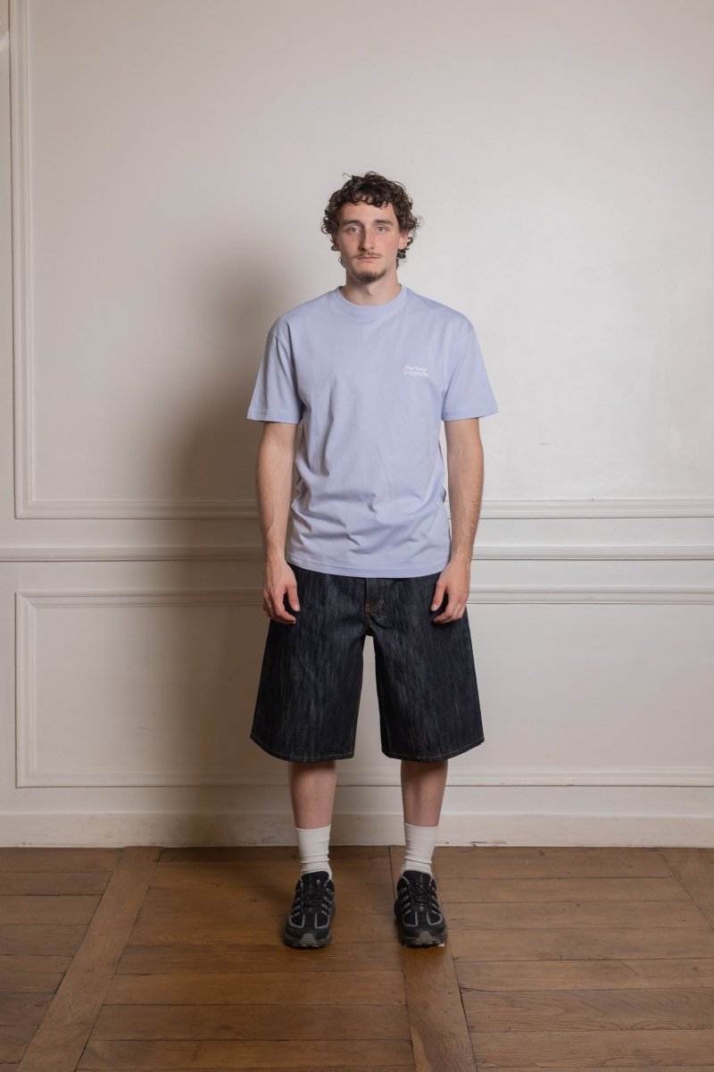 CATNA TEE - Lush Blue THE NEW ORIGINALS - vue de face portée — photo 1