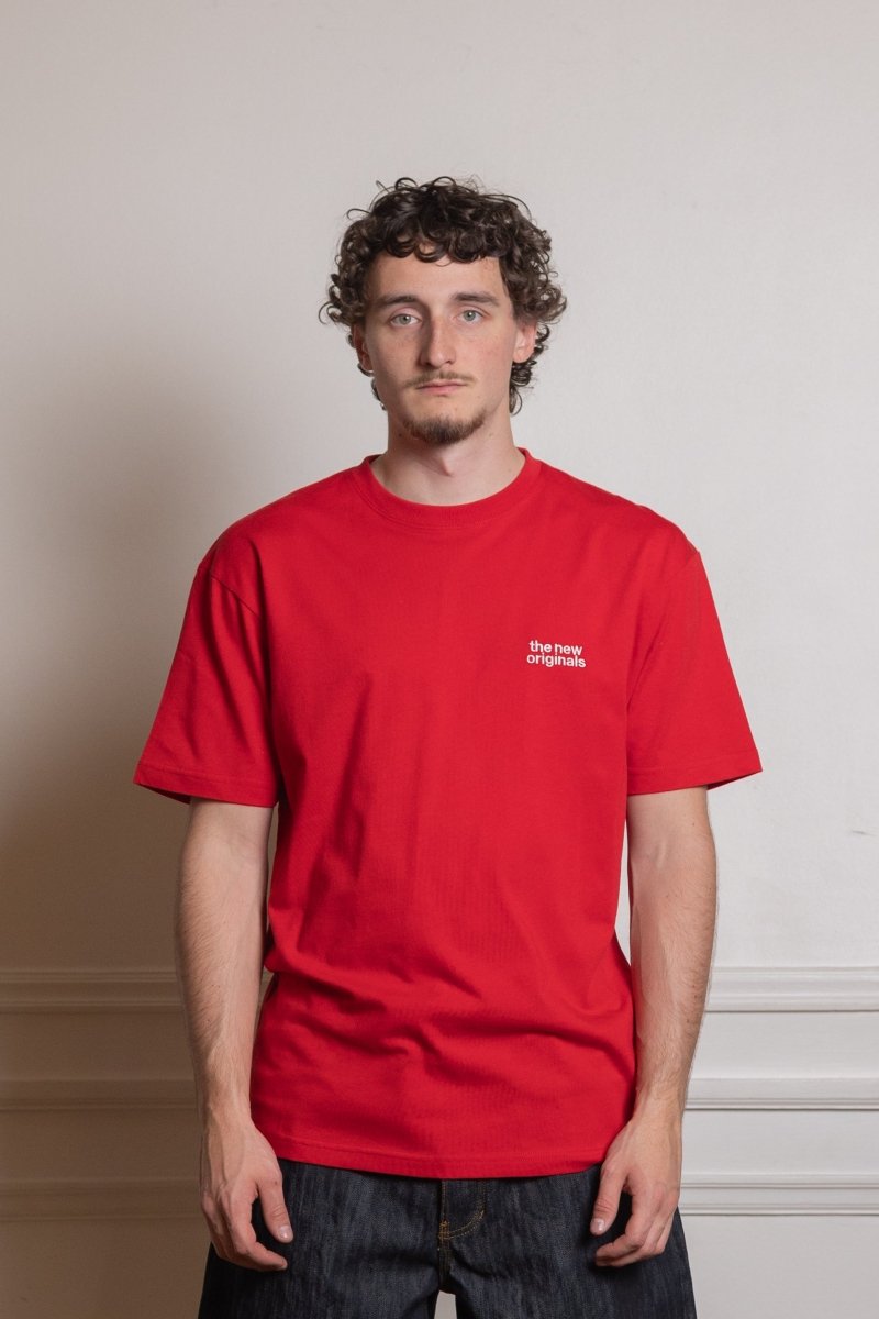 CATNA TEE - Red THE NEW ORIGINALS - vue de dos sérigraphie — photo 2