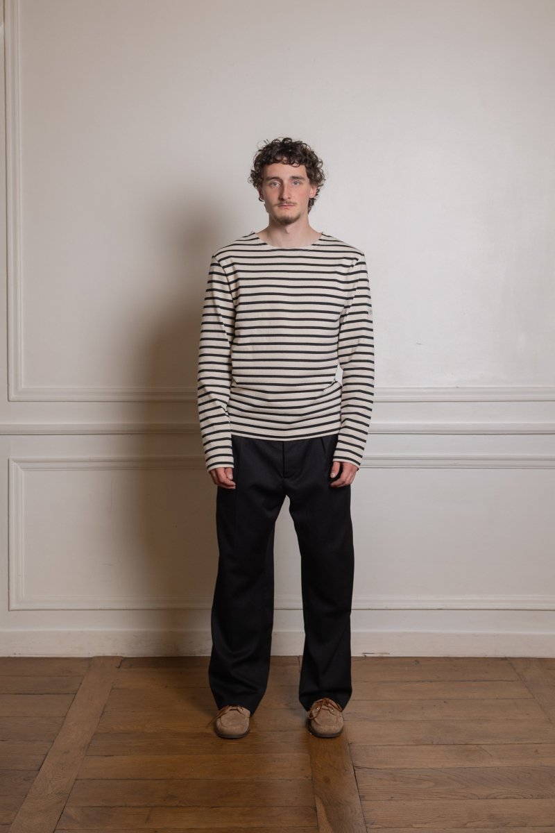 THURIN MARINIERE - Offwhite Black LE MONT SAINT MICHEL - vue de face portée