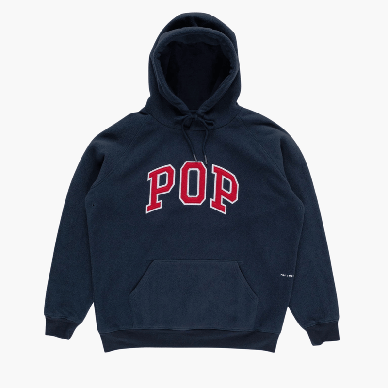 Pop Arch Hooded Sweat Navy pour homme – boutique mode homme Rennes