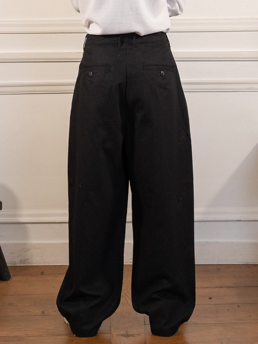 boat pants - black - Pop Trading Company - vue de dos portée