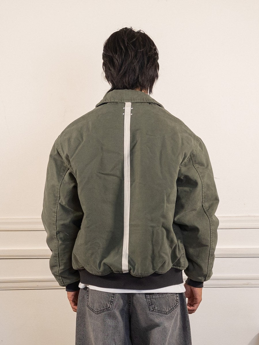 flight jacket - thyme - Pop Trading Company - vue de dos portée