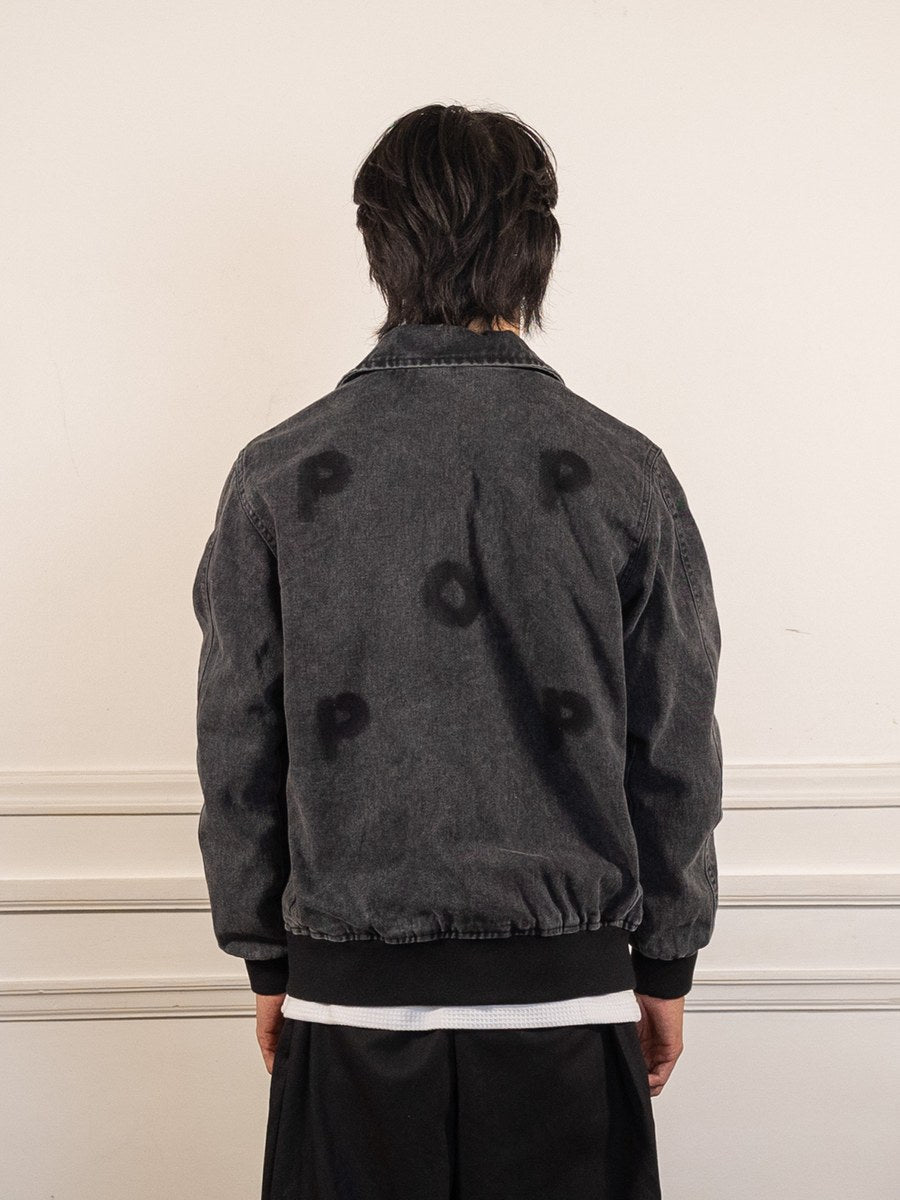 johnston jacket - black - Pop Trading Company - vue de dos portée