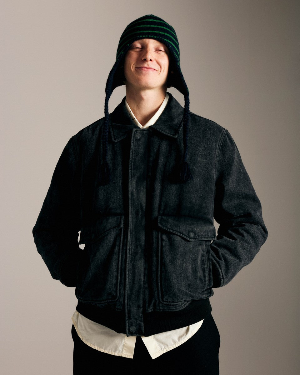 Veste Pop Trading Company Johnston Jacket black portée — photo 3
