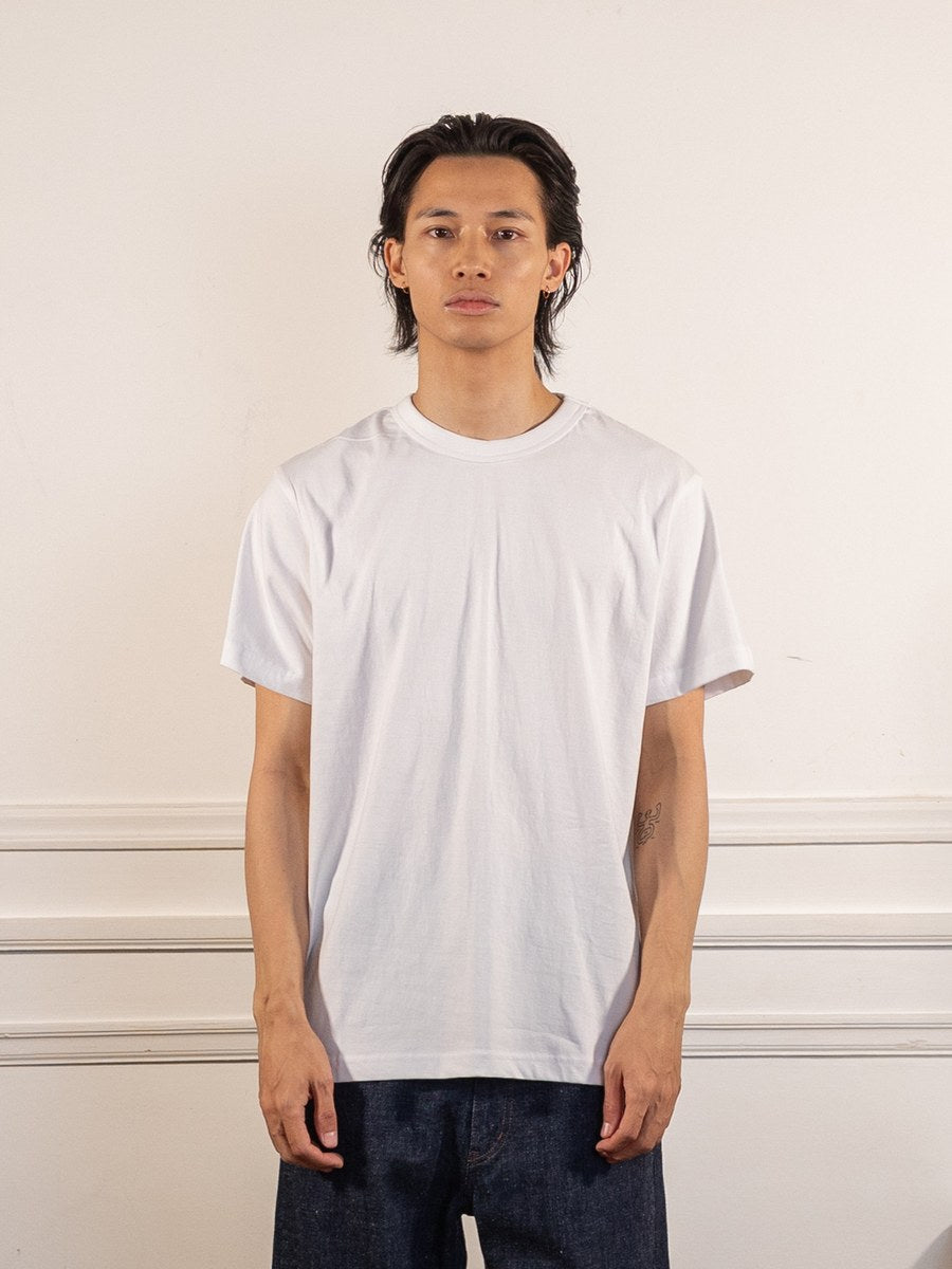 Archive T-Shirt - White - Power Goods - vue de face portée