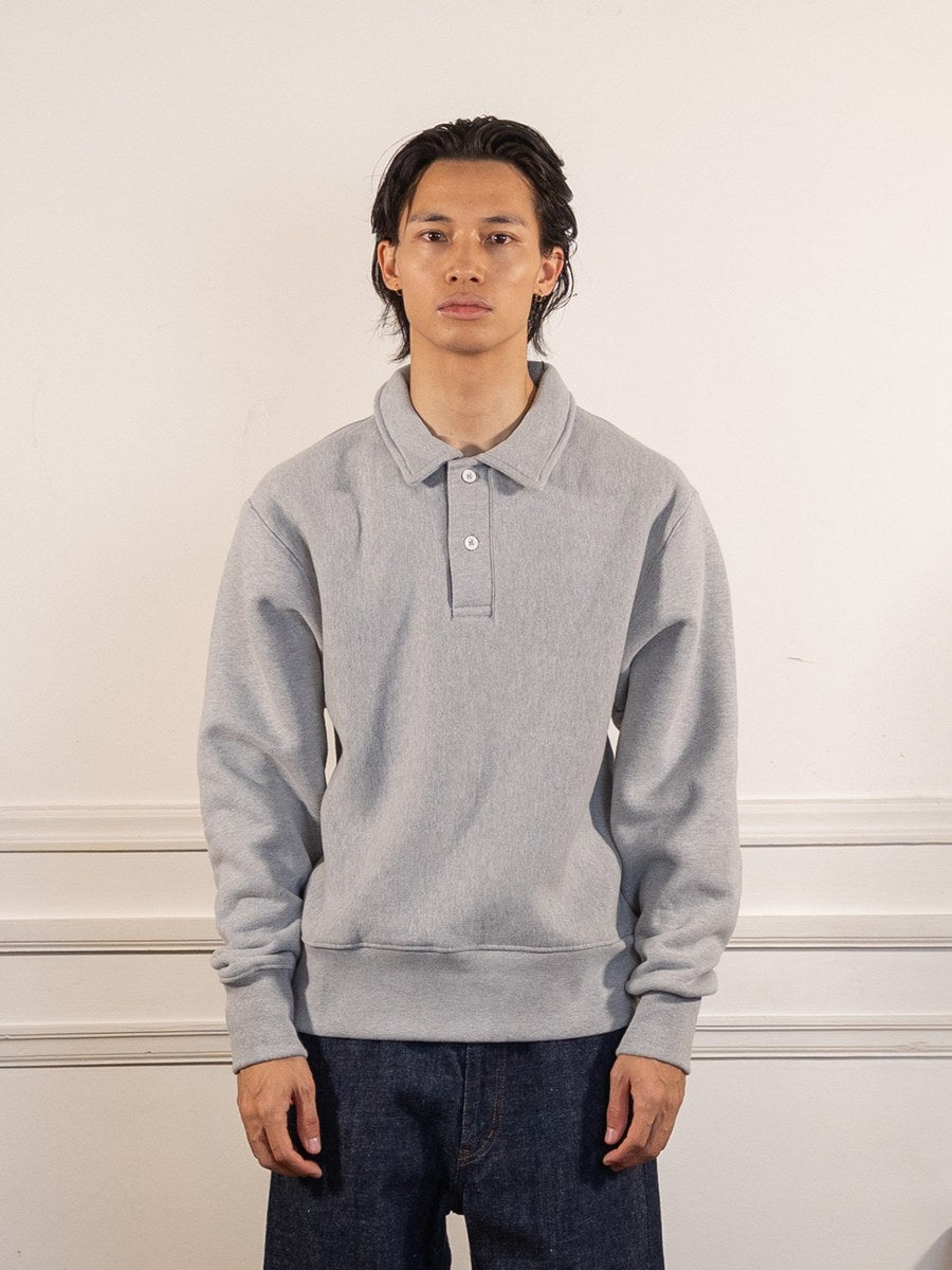 Super Weight Rugby - Heather Grey - Power Goods - vue de face portée