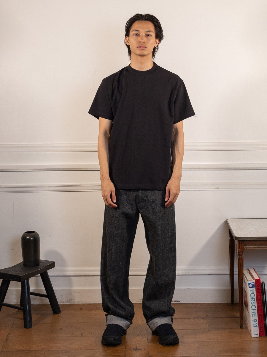 Super Weight T-Shirt - Black - Power Goods - vue portée en pied
