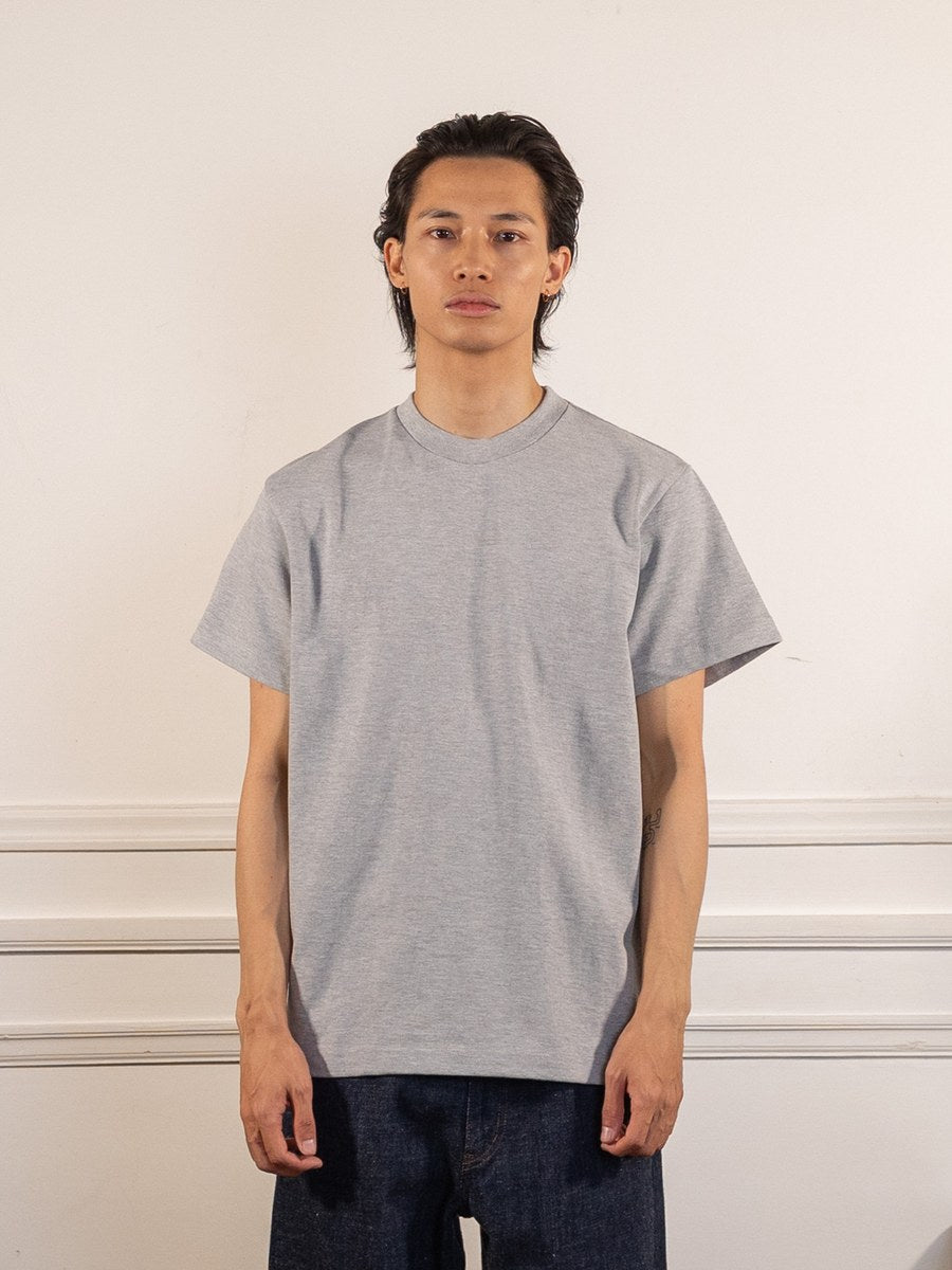 Super Weight T-Shirt - Heather Grey - Power Goods - vue de face portée