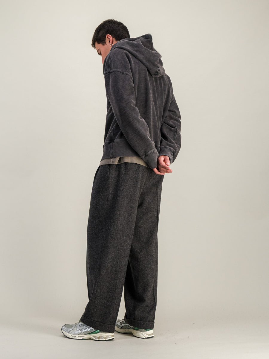 Hoodie Sweater - Faded Black - Parages - Aura Store - vue 3