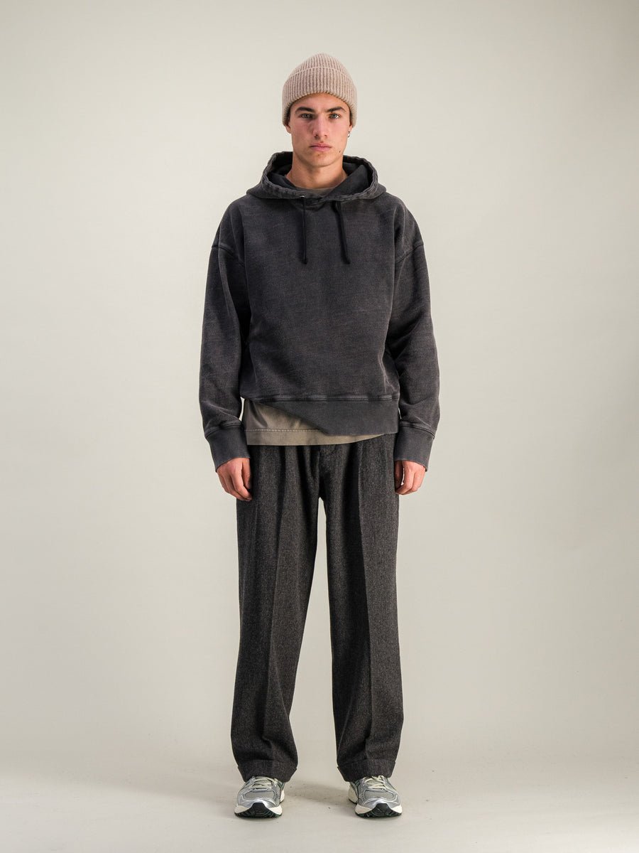 Hoodie Sweater - Faded Black - Parages - Aura Store - vue 1