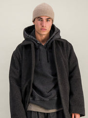 Hoodie Sweater - Faded Black - Parages - Aura Store - vue 2