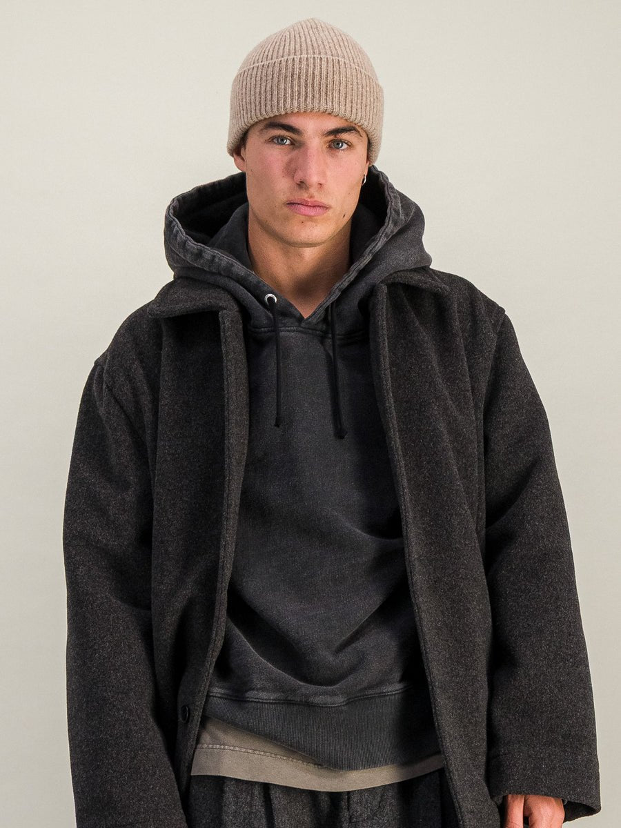 Hoodie Sweater - Faded Black - Parages - Aura Store - vue 2