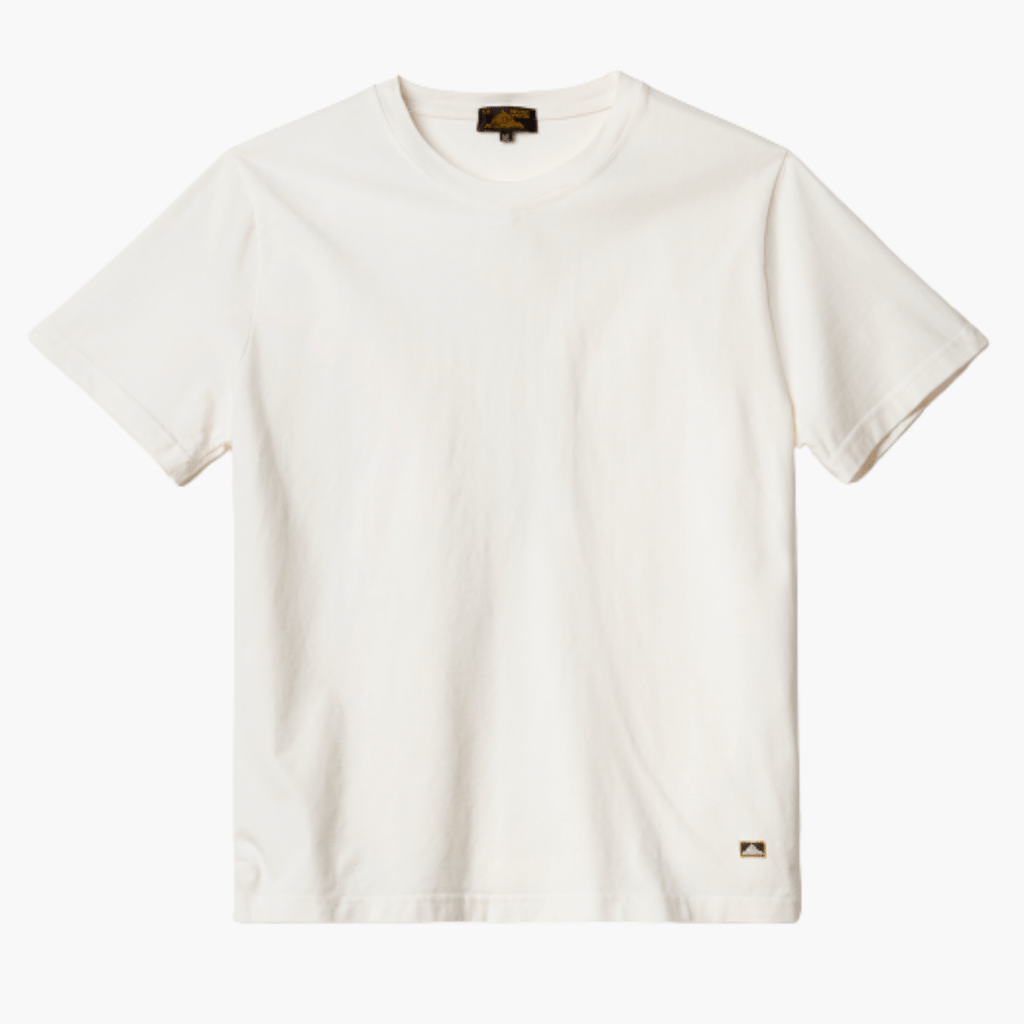 Détail Tobin Interlock Tee Off White – boutique homme Rennes – Aura Store
