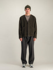 Manager Wool Jacket - Dark Green Mel - Parages - Aura Store - vue 1