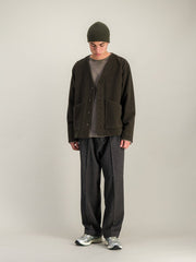 Manager Wool Jacket - Dark Green Mel - Parages - Aura Store - vue 4