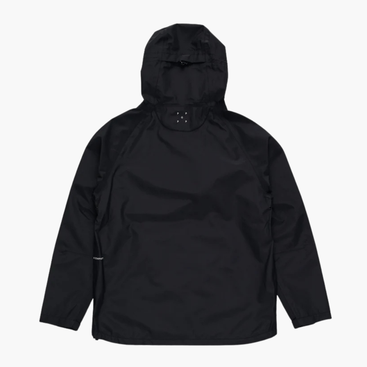 Logo Pop Trading Company brodé discrètement dans le dos de la veste