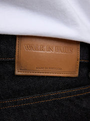 Le pantalon regular en denim brut - Walk in Paris - Aura Store - vue 9