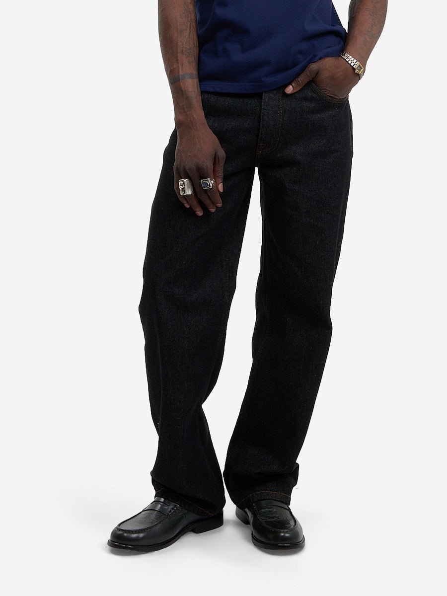 Le pantalon regular en denim brut - Walk in Paris - Aura Store - vue 6