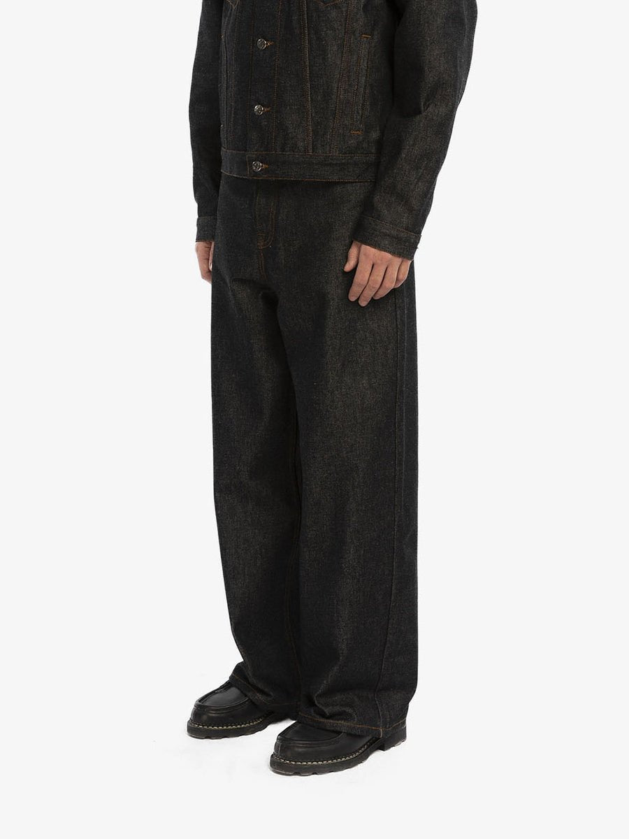 Le pantalon baggy en denim brut - Walk in Paris - Aura Store - vue 5