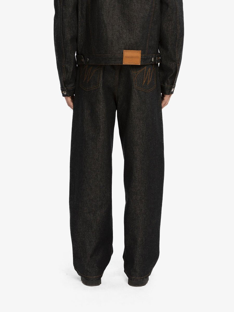 Le pantalon baggy en denim brut - Walk in Paris - Aura Store - vue 6