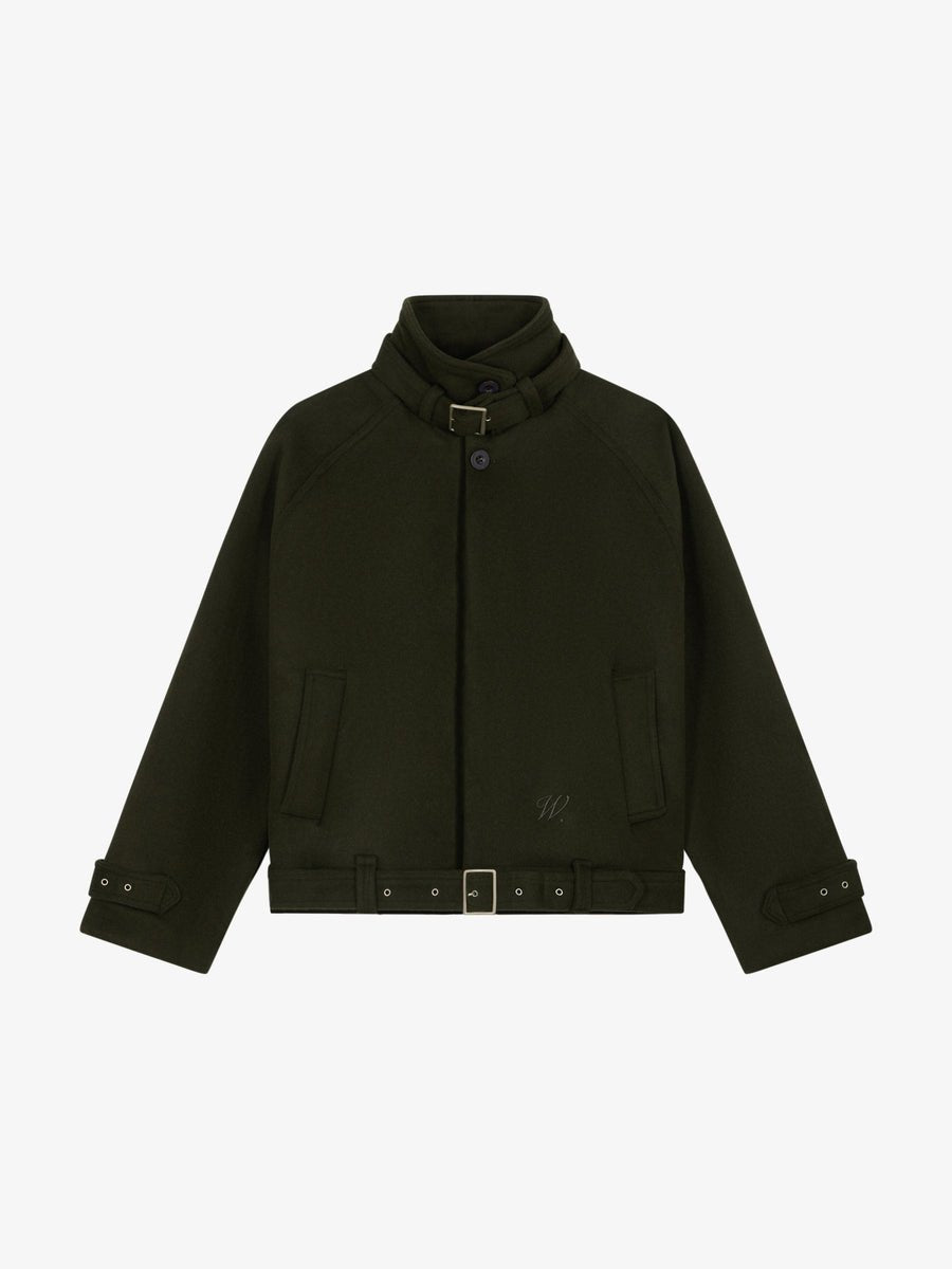 La veste Atelier en laine kaki - Walk in Paris - Aura Store - vue 1