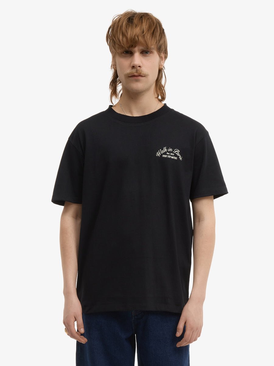 Le t-shirt Signature noir - Walk in Paris - Aura Store - vue 3