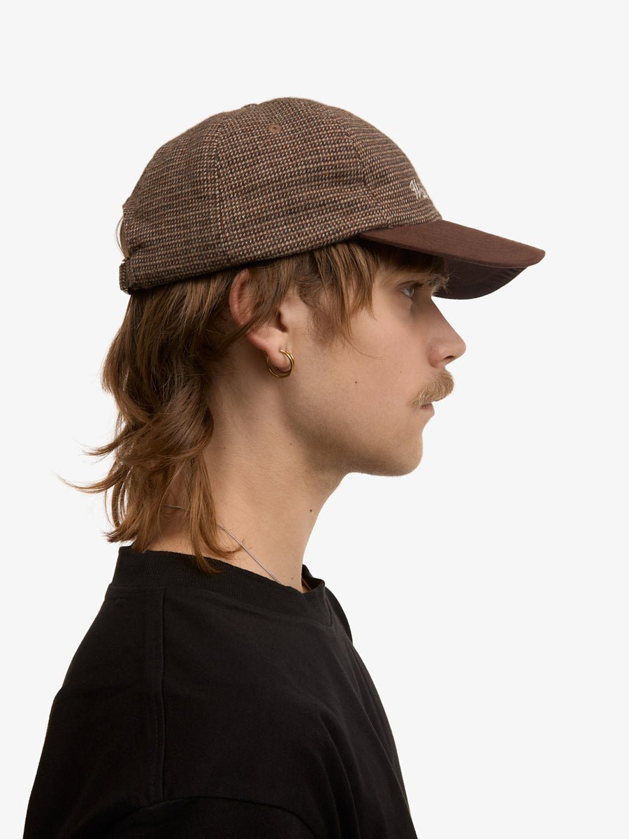 La casquette Baseball pied-de-poule marron - Walk in Paris - Aura Store - vue 4