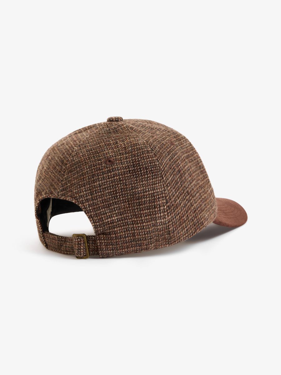 La casquette Baseball pied-de-poule marron - Walk in Paris - Aura Store - vue 2