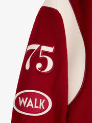 La Varsity Jacket du Postier en laine rouge - Walk in Paris - Aura Store - vue 9