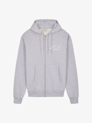 Le hoodie zippé Signature gris - Walk in Paris - Aura Store - vue 1