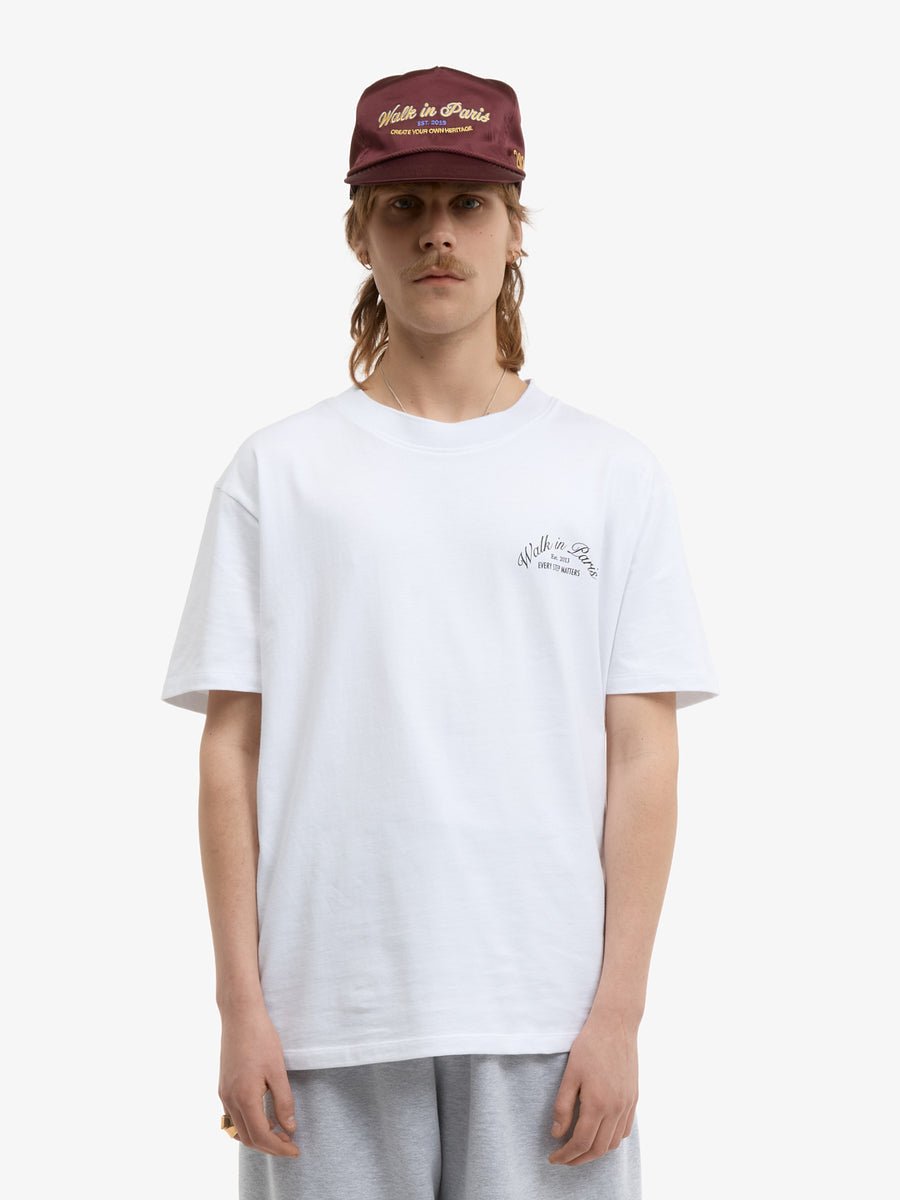 Le t-shirt Signature blanc - Walk in Paris - Aura Store - vue 3