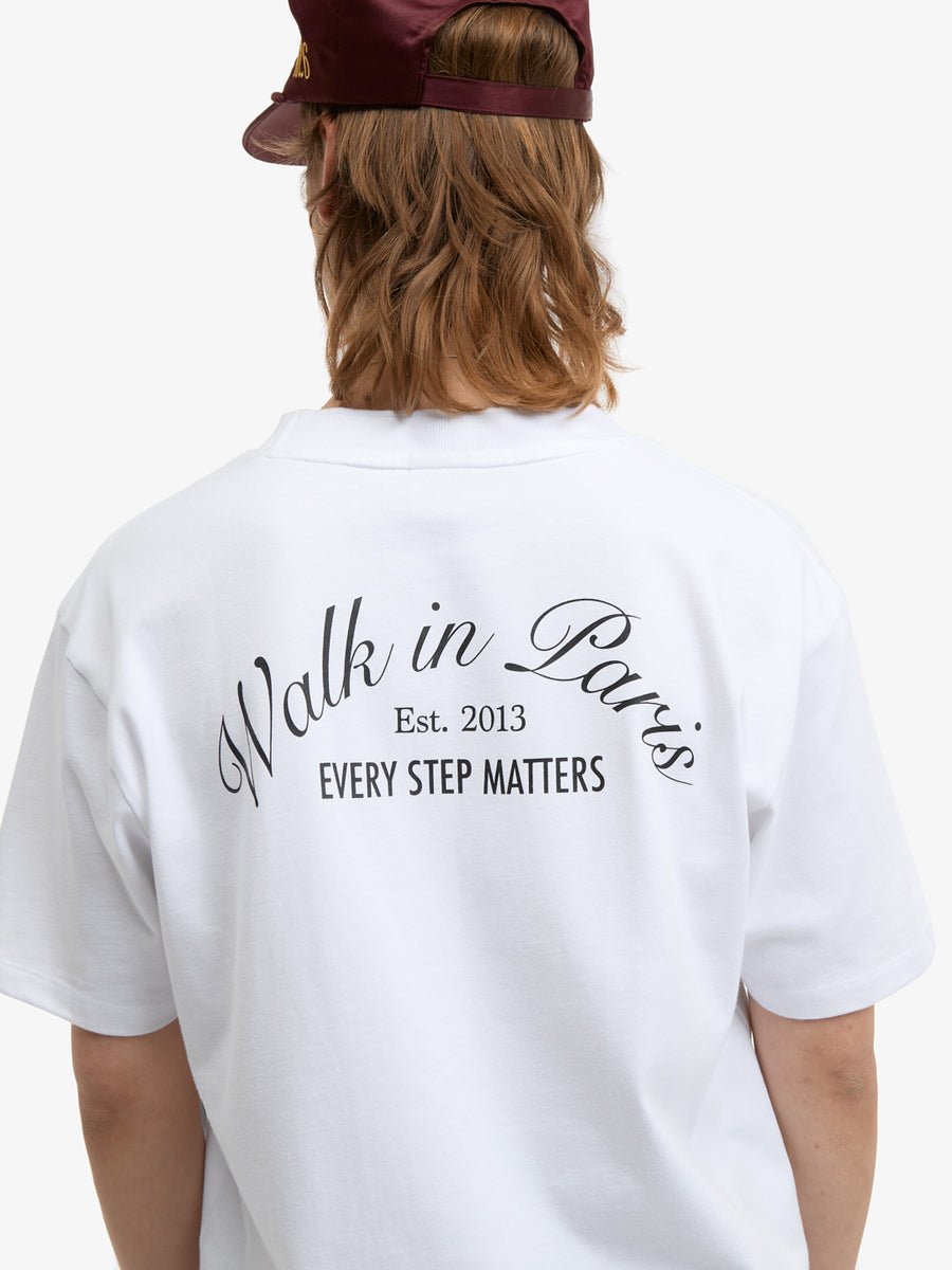 Le t-shirt Signature blanc - Walk in Paris - Aura Store - vue 4