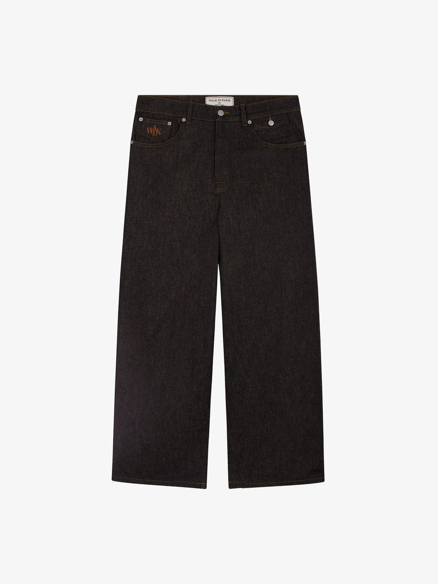 Le pantalon baggy en denim brut - Walk in Paris - Aura Store - vue 1 — photo 1
