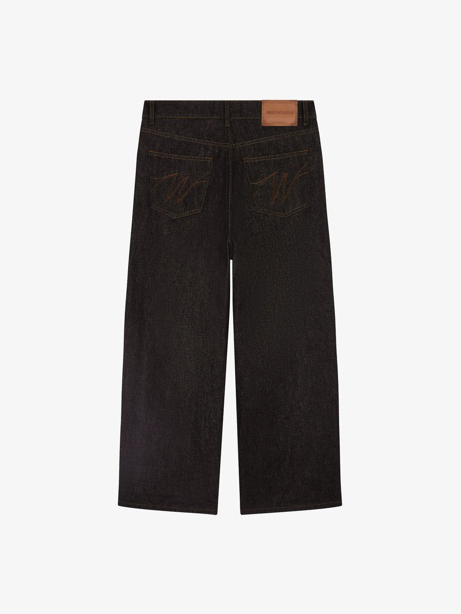 Le pantalon baggy en denim brut - Walk in Paris - Aura Store - vue 2 — photo 2