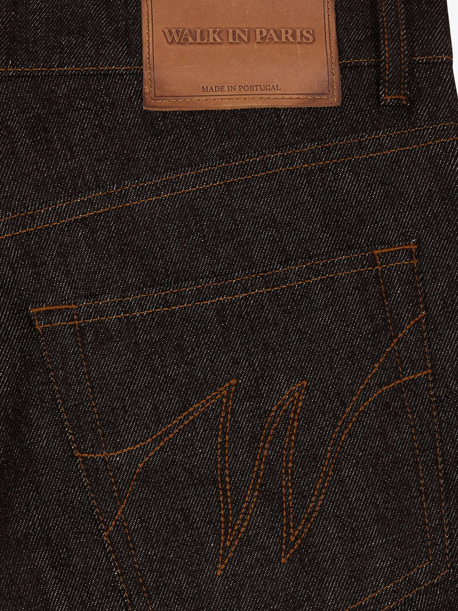 Le pantalon baggy en denim brut - Walk in Paris - Aura Store - vue 3 — photo 3