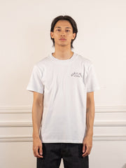 Le t-shirt Signature blanc - Walk in Paris - vue de face portée