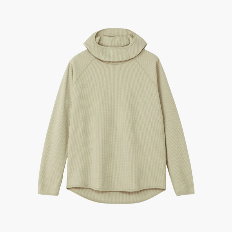 Détail WF Light L/S Hoodie Ivory – boutique homme Rennes – Aura Store