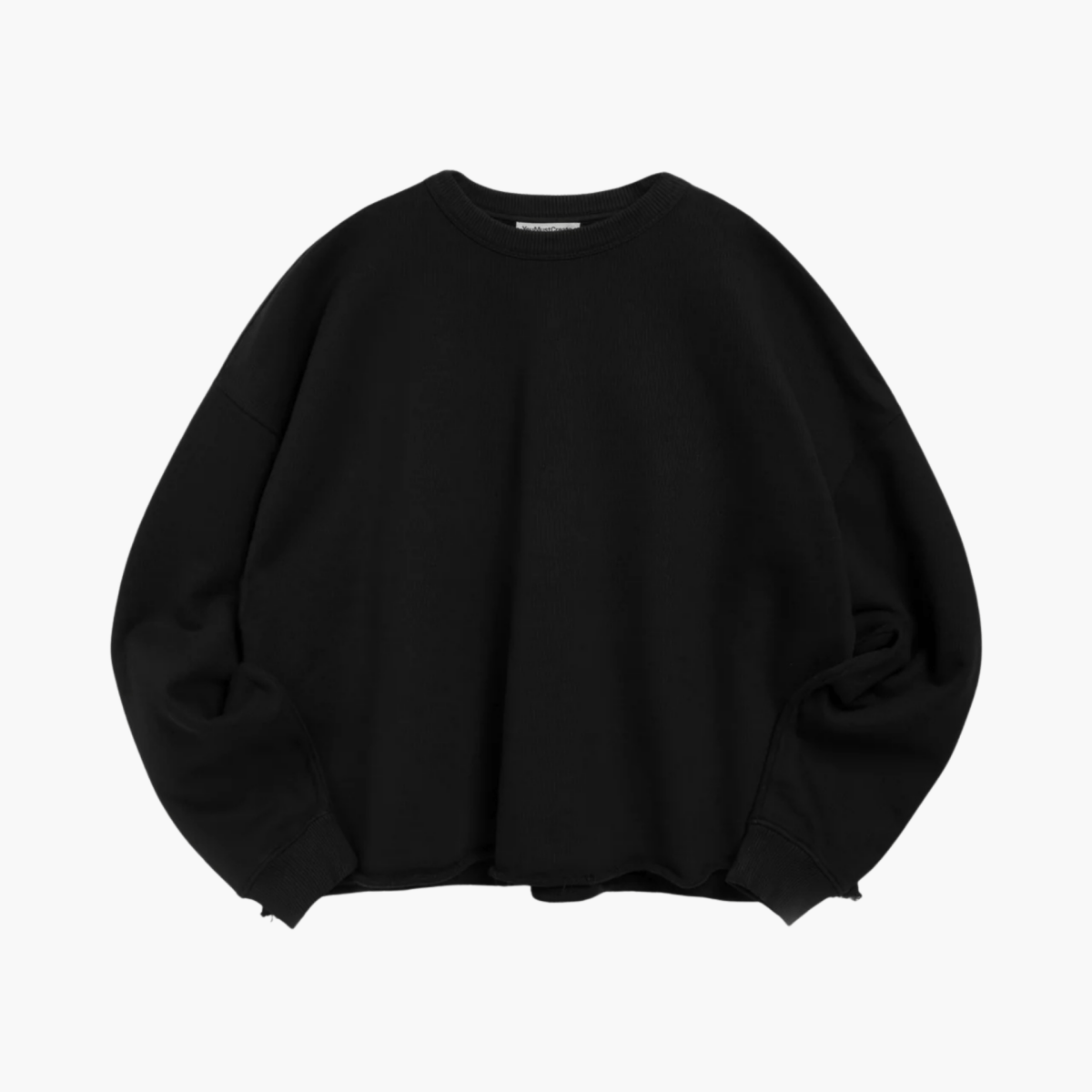 Sweat noir YMC Studio loopback – boutique homme Rennes – Aura Store