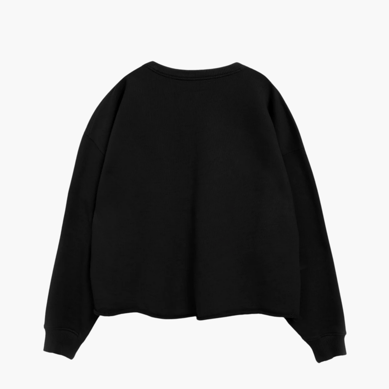 Détail texture loopback Studio Sweatshirt – Aura Store Rennes